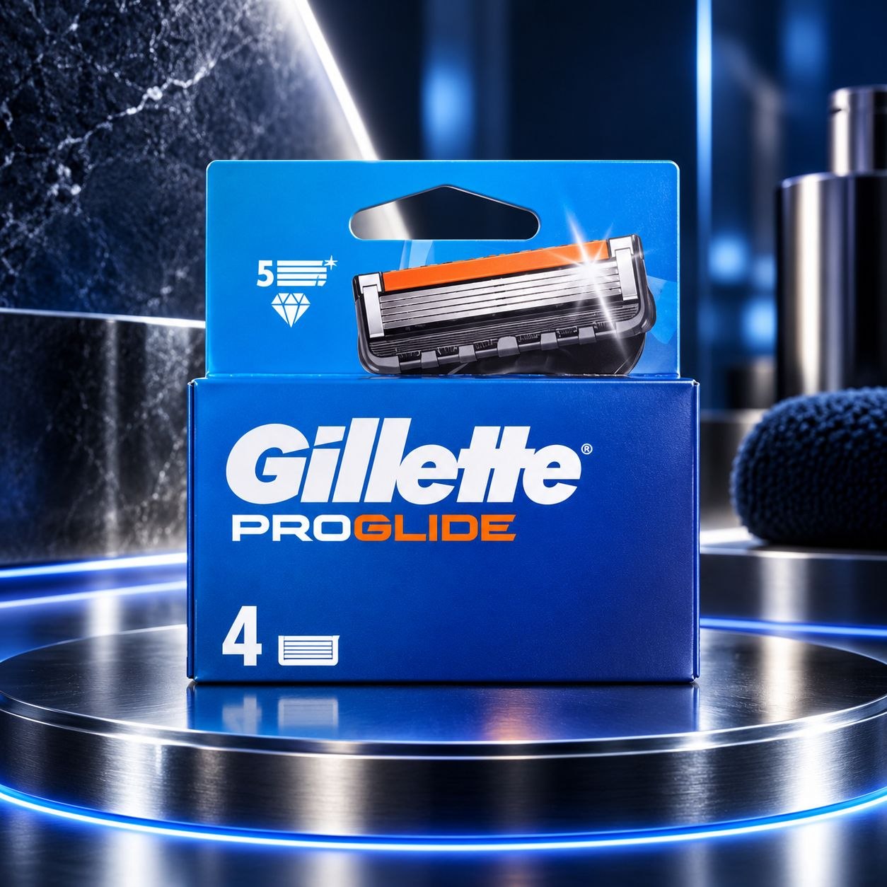 Gillette ProGlide сменные кассеты 4 шт