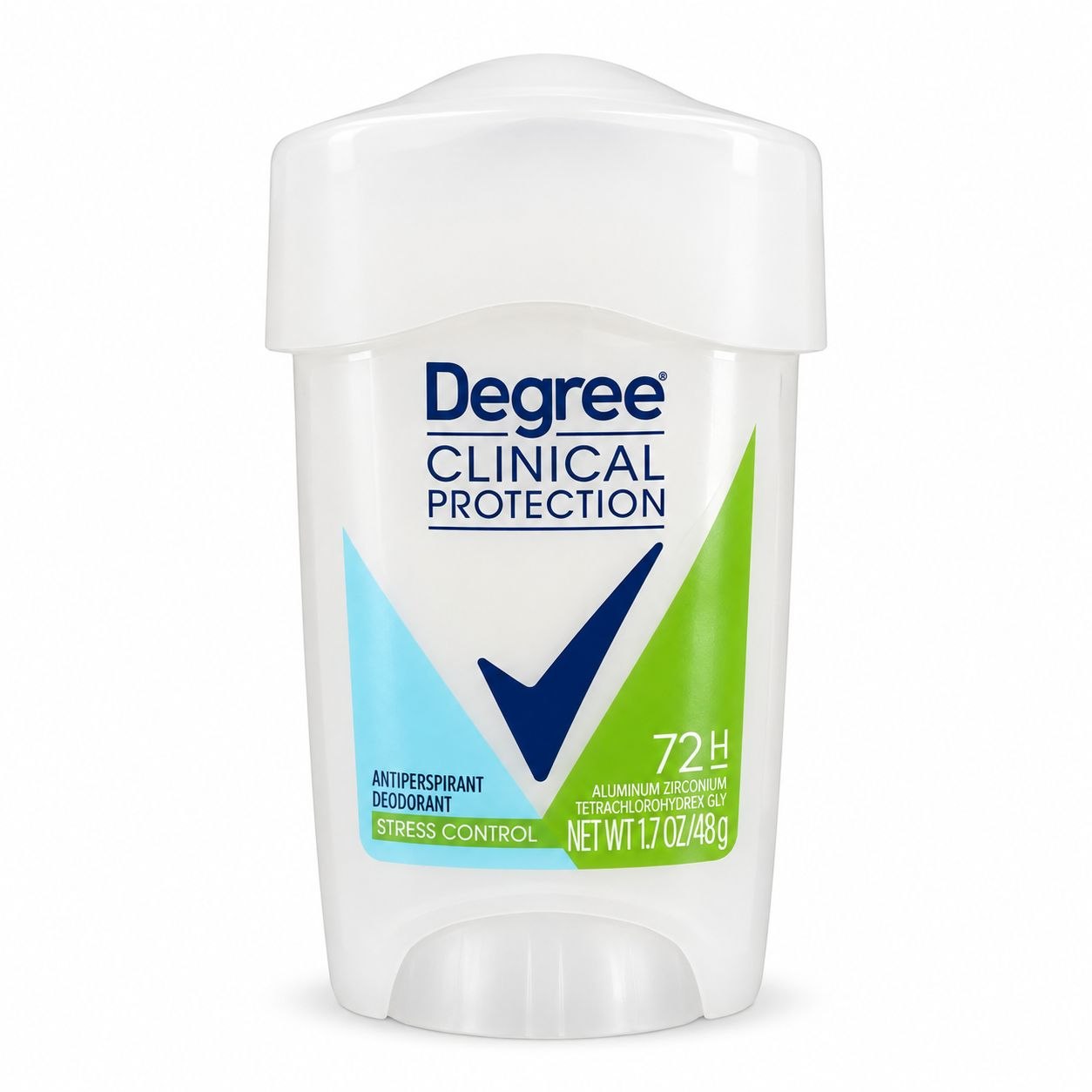 Degree Clinical Protection Stress Control антиперспирант 48 г - Лицевая