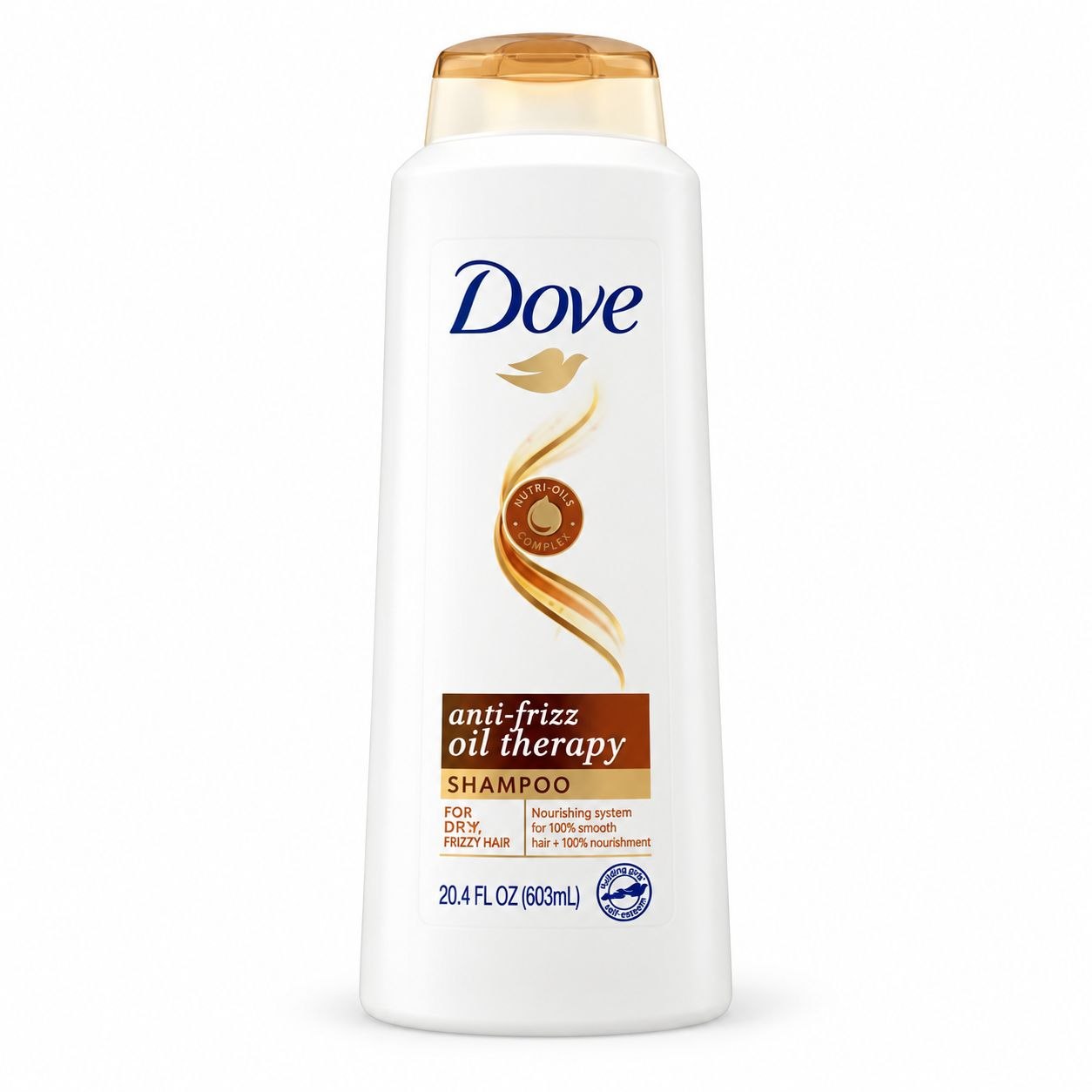 Dove Anti-Frizz Oil Therapy шампунь 600 мл - Лицевая