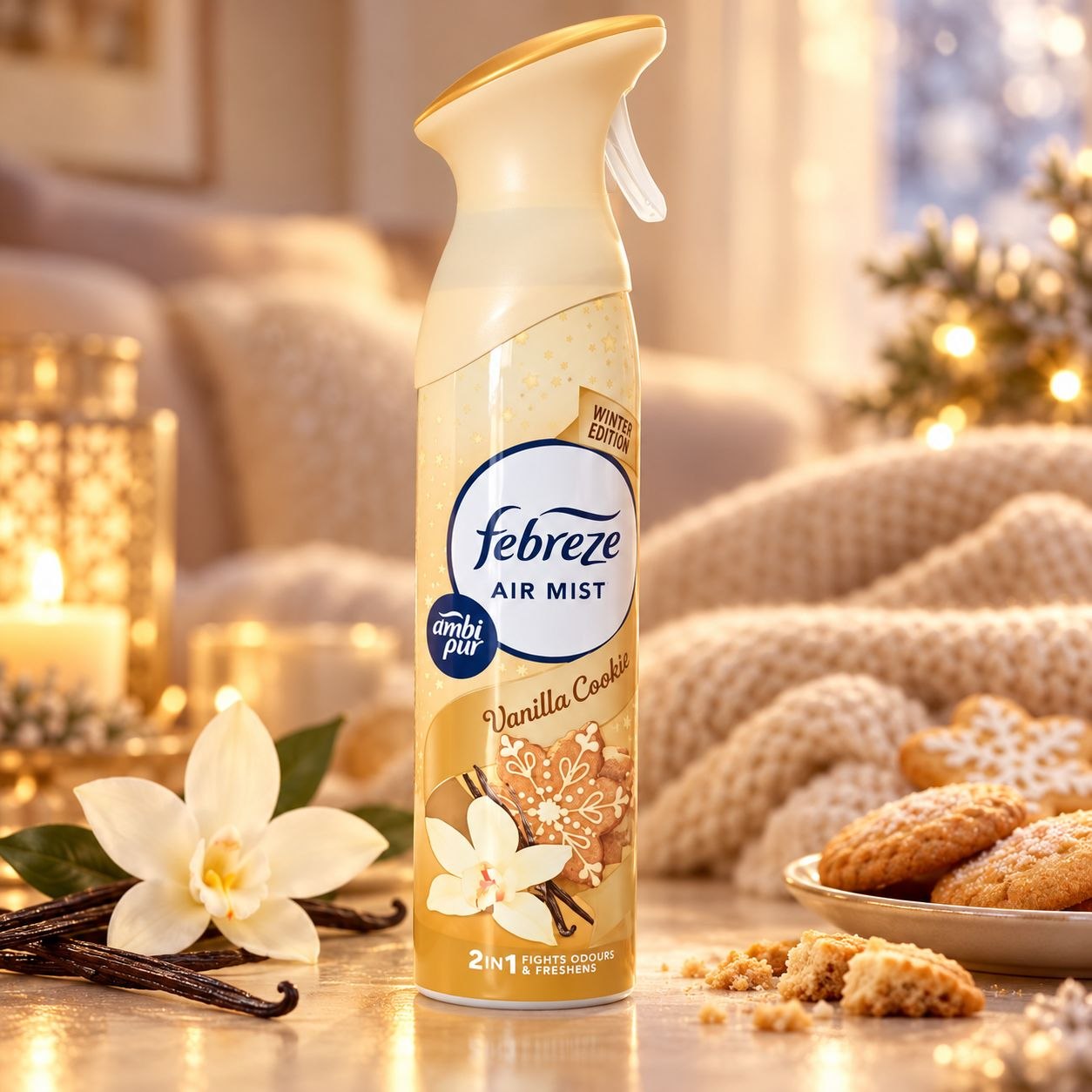 Febreze Vanilla Cookie освежитель воздуха 185 мл