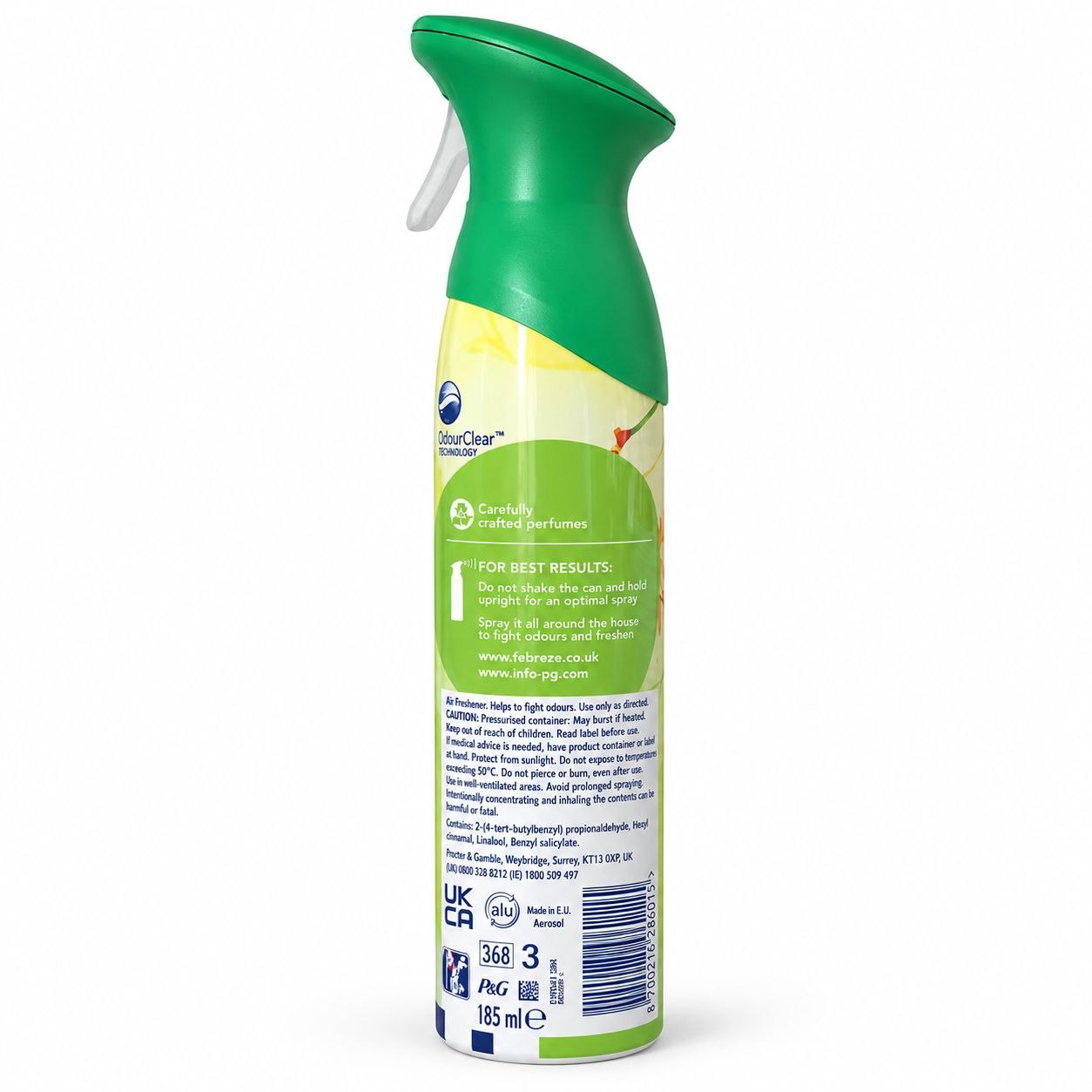 Febreze Honeysuckle освежитель воздуха 185 мл - Обратная