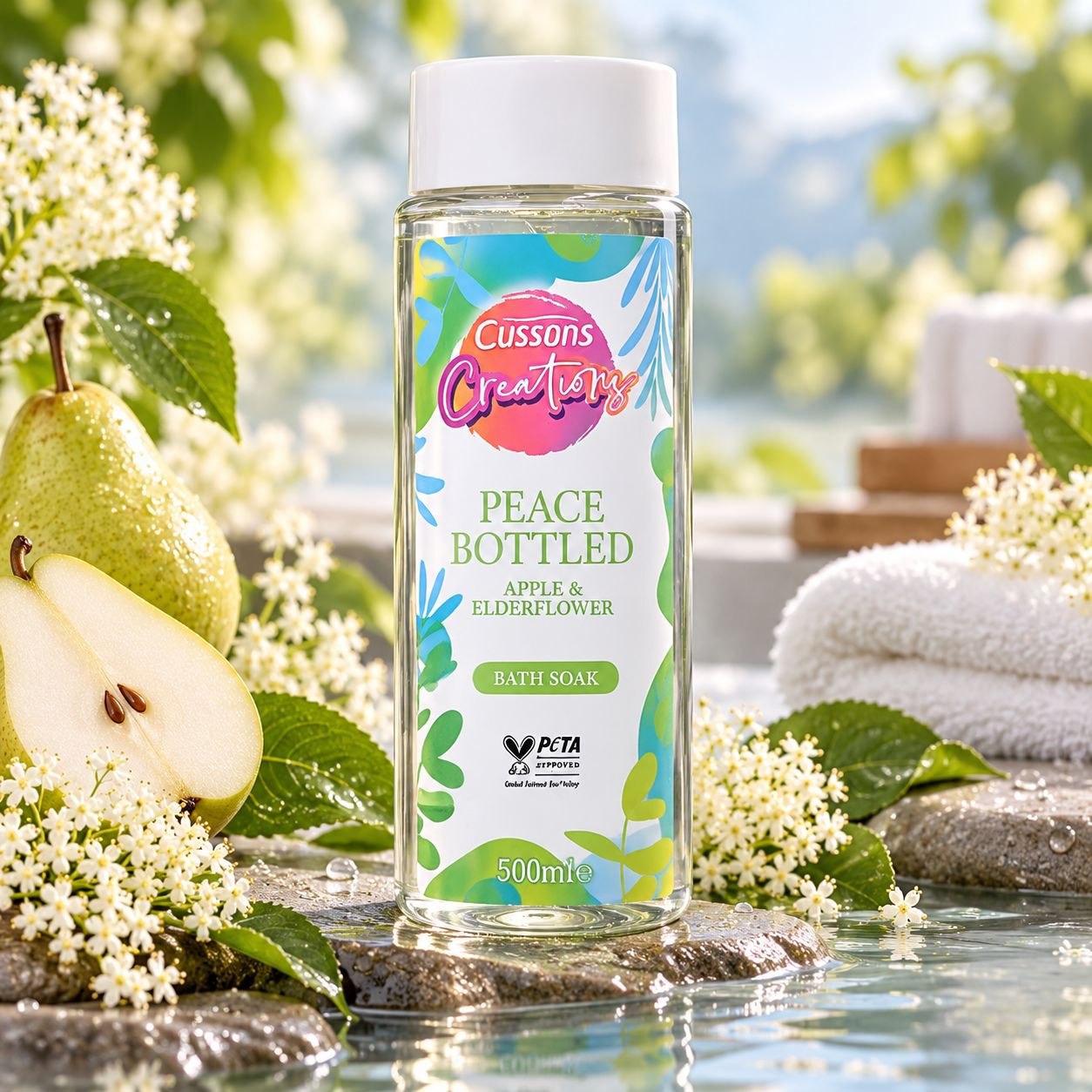 Cussons Creations Peace Bottled Apple пена для ванны 500 мл