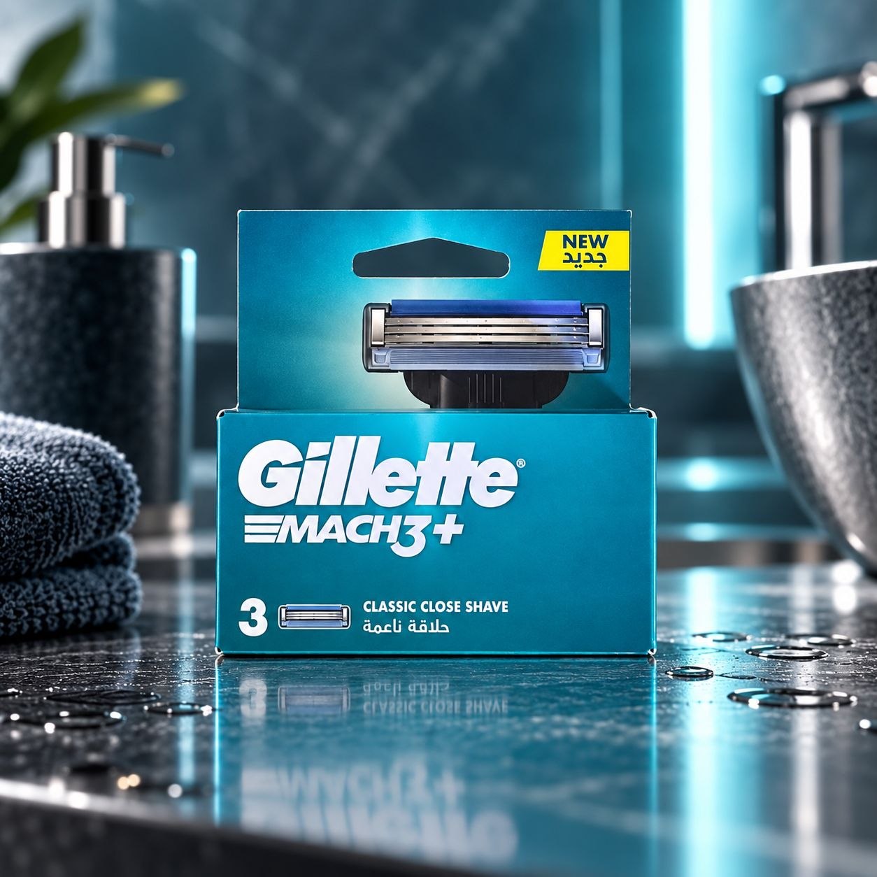 Gillette Mach3+ сменные кассеты 3 шт