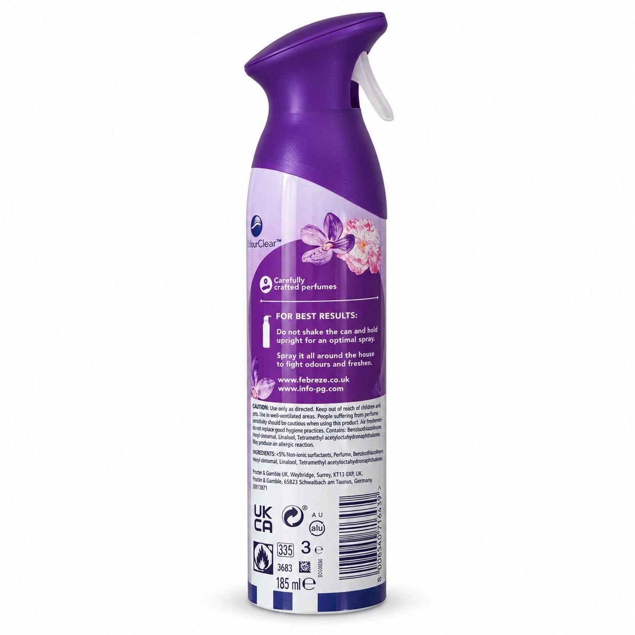 Febreze Exotic Bloom освежитель воздуха 185 мл - Обратная