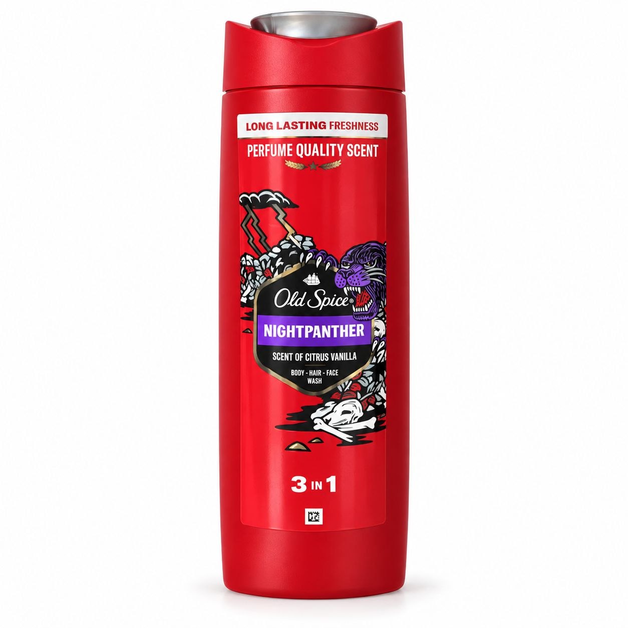 Old Spice Nightpanther гель для душа 400 мл - Лицевая