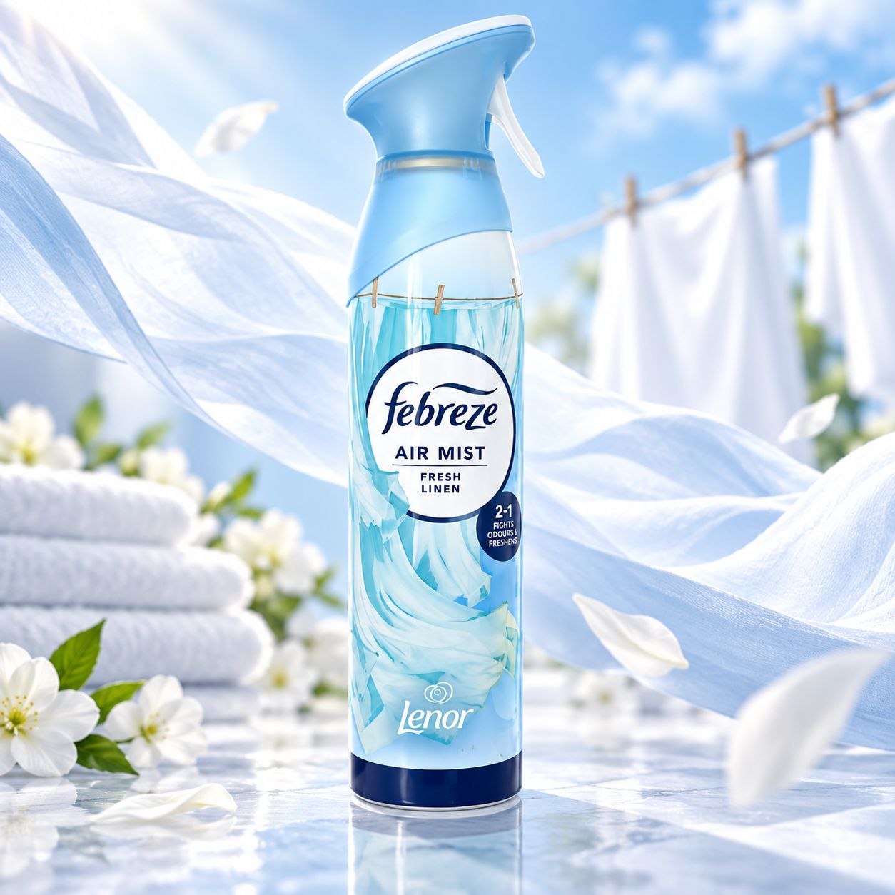 Febreze Fresh Linen освежитель воздуха 185 мл
