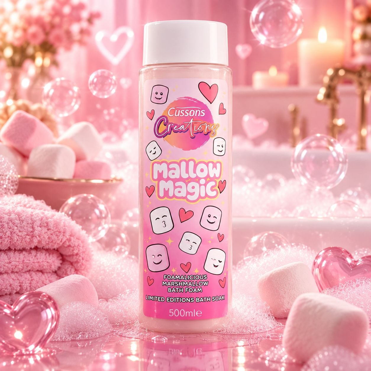 Cussons Creations Mallow Magic пена для ванны 500 мл