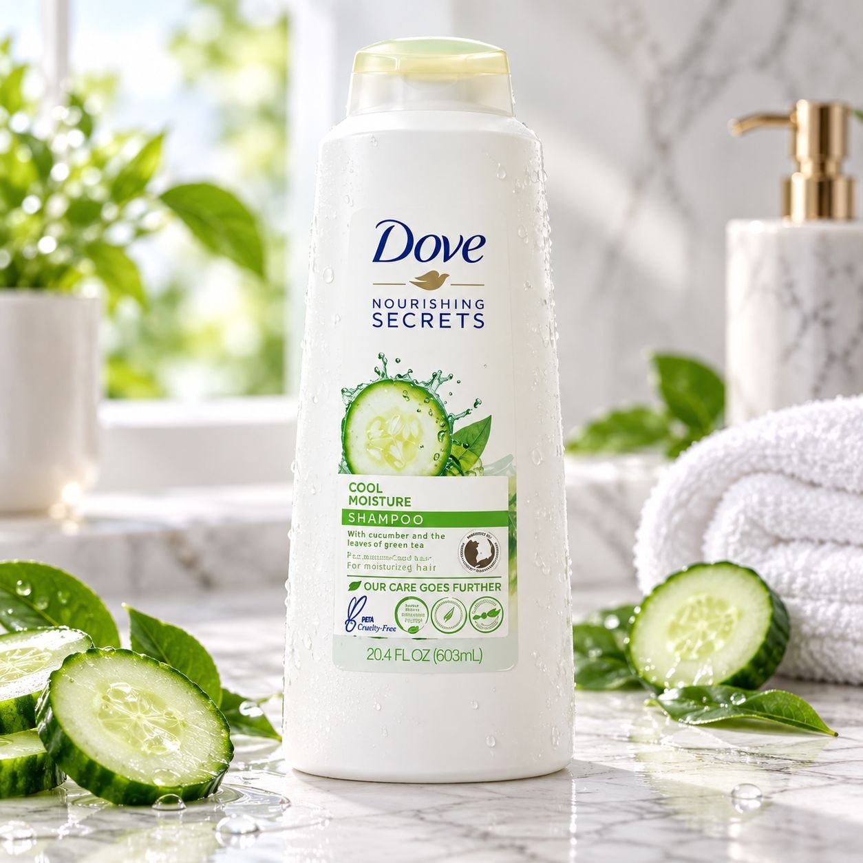 Dove Nourishing Secrets Cool Moisture шампунь 603 мл