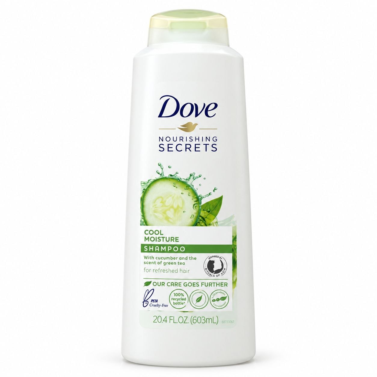 Dove Nourishing Secrets Cool Moisture шампунь 603 мл - Лицевая