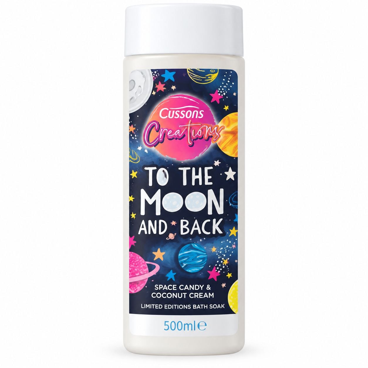 Cussons Creations To the Moon and Back Space Candy пена для ванны 500 мл - Лицевая