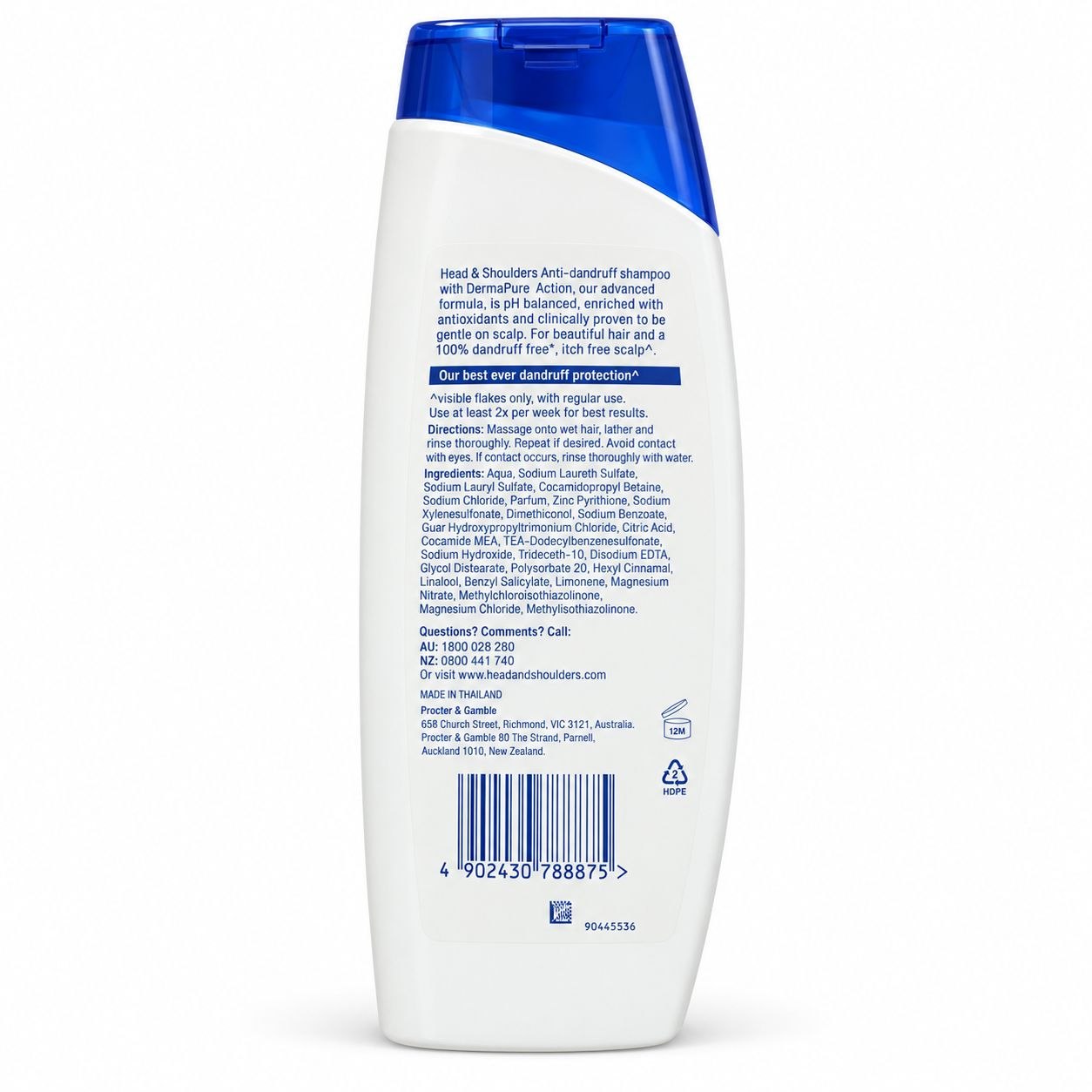 Head & Shoulders Smooth & Silky шампунь 400 мл - Обратная