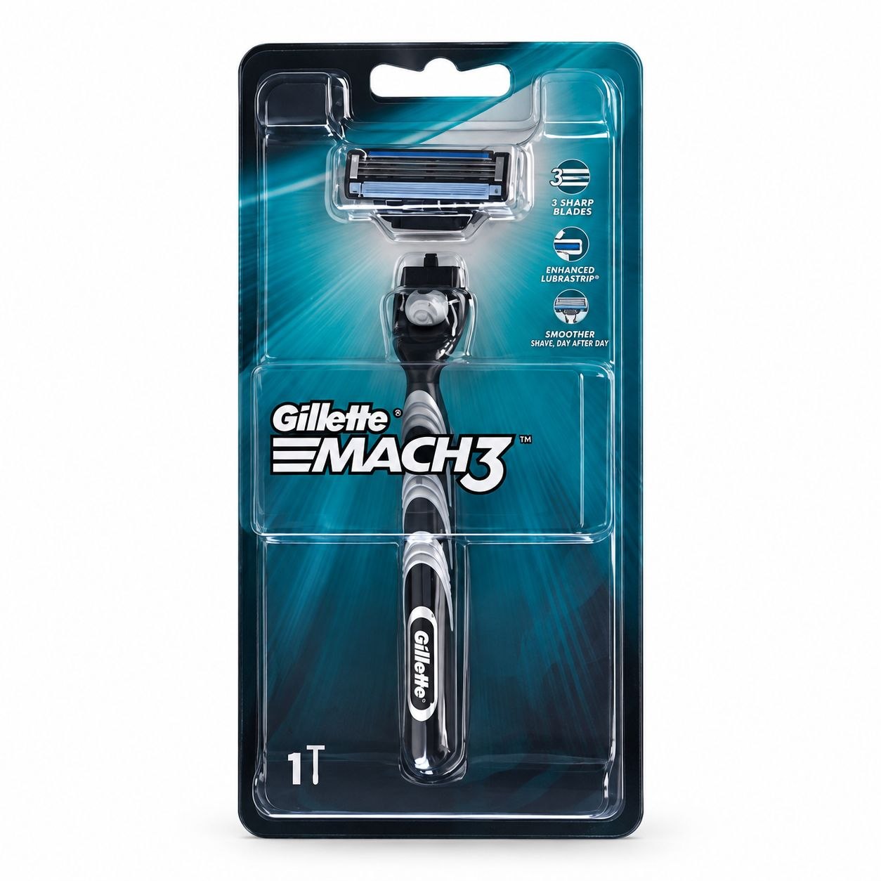 Gillette Mach3 станок для бритья 1 шт - Лицевая