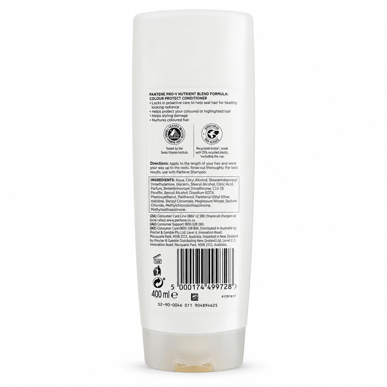 Pantene Colour Protection кондиционер для волос 400 мл - Обратная