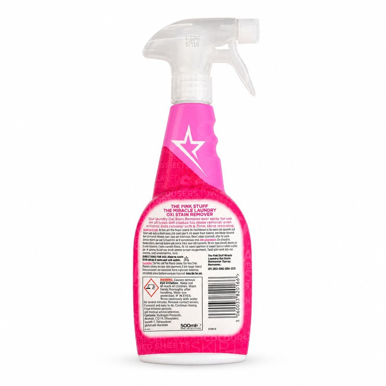 THE PINK STUFF Stain Remover Sprey (500ml) - Обратная