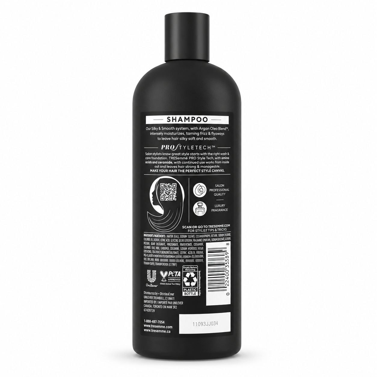 TRESemmé Silky & Smooth шампунь 828 мл - Обратная