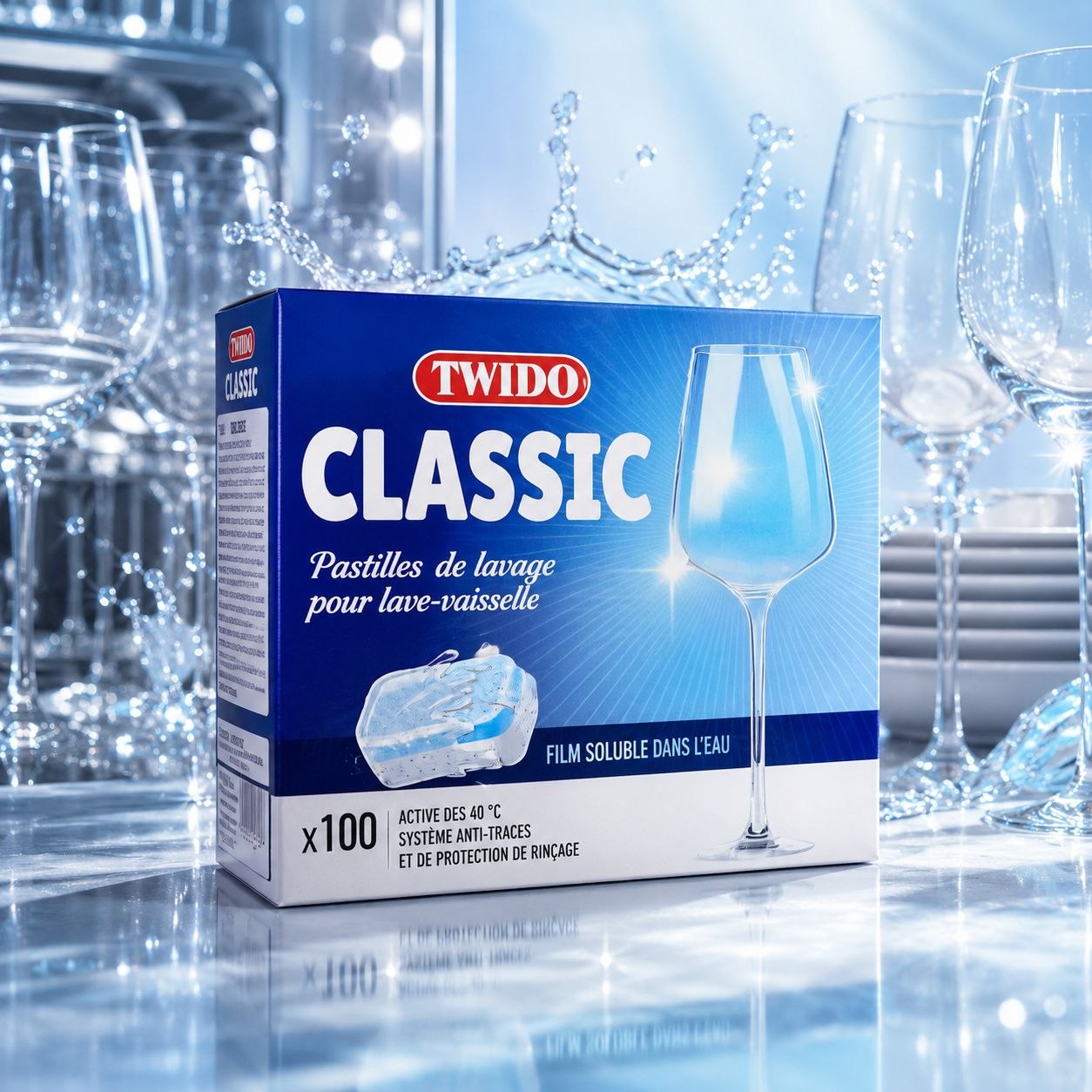 Twido Classic dishwasher tablets, 100 pcs